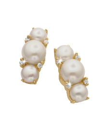 Gold-Plated Freshwater Pearl Earrings