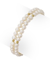 Gold-Plated Freshwater Pearl Bracelet