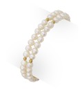 Gold-Plated Freshwater Pearl Bracelet