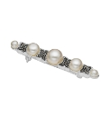 Marcasite & Freshwater Pearl Brooch