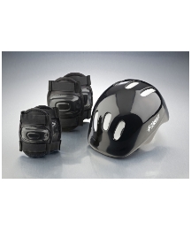 Helmet and Pad Set - Black