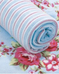 Floral and Stripe Blanket B.O.G.O.F