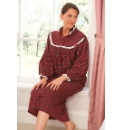 Brush Cotton Tartan Nightdshirt