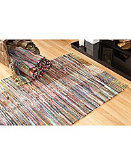 Multi Cotton Rug Pack of 2