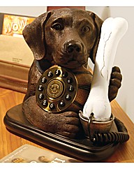 Labrador Dog and Bone Phone