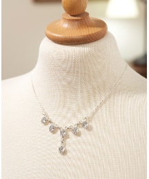 Facetted Drop Necklace