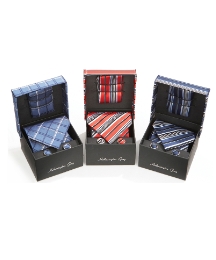 Gentlemans Trio Tie Hanky and Cufflinks
