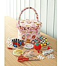 Cupcake Sewing Tub and Large Sewing Pack