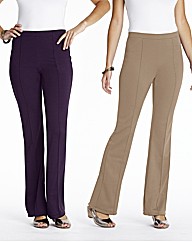 2 Pack of Trousers Length 27in