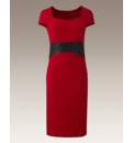 MAGISCULPT PU Trim Dress 41in