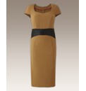 MAGISCULPT PU Trim Dress 41in