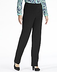 Zip Stretch Trousers Length 27in