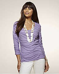 Top to Toe Ripple Jersey Top