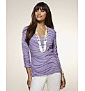 Top to Toe Ripple Jersey Top