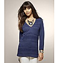Top to Toe Lace Jersey Top