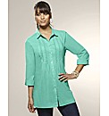 Top to Toe Pintuck Shirt