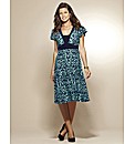 Print Jersey Dress Length 41in