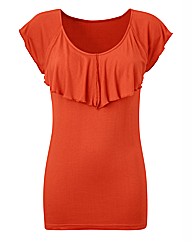 Frill Jersey Top