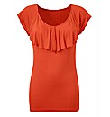 Frill Jersey Top