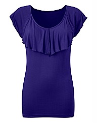 Frill Jersey Top
