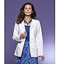 Peplum Linen Jacket