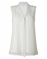Sleeveless Longline Blouse