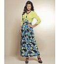 3 Piece Maxi Dress Set Length 52in