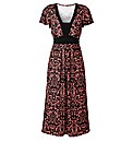 Print Jersey Dress Length 45in