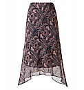 Print Skirt Length 29in