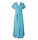 Petite Jersey Shirt Dress 49in