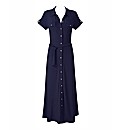 Petite Jersey Shirt Dress 49in