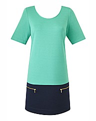 Petite Colour Block Tunic