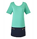 Petite Colour Block Tunic