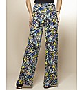 Print Wide Leg Trousers 27in