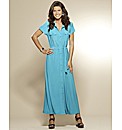 Jersey Shirt Maxi Dress 52in
