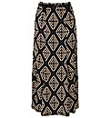 Print Jersey Skirt 27in
