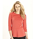 Ponte Peplum Top