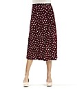 Print Jersey Skirt 27in