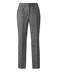 Printed Slim Leg Trousers Length 27in