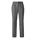 Printed Slim Leg Trousers Length 27in
