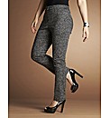 Printed Slim Leg Trousers Length 27in
