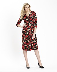 Print Mix and Match Jersey Dress 41in
