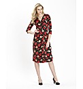 Print Mix and Match Jersey Dress 41in