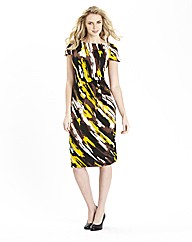 Petite Gather Detail Jersey Dress 39in