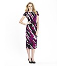 Print Gather Detail Jersey Dress 45in