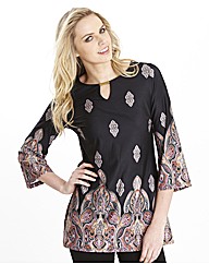 Print Jersey Top 29in