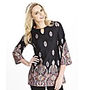 Print Jersey Top 29in