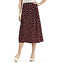 Print Jersey Skirt 30in