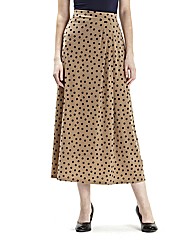 Print Jersey Skirt 33in