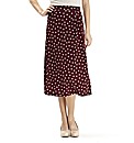 Print Jersey Skirt 33in